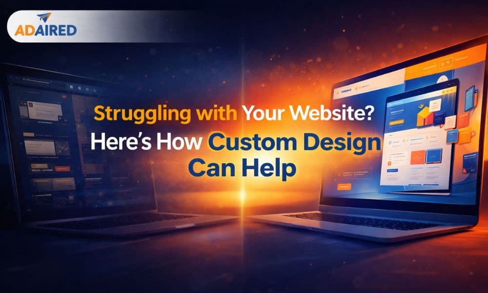 Struggling with Your Website? Here’s How Custom Design Can Help